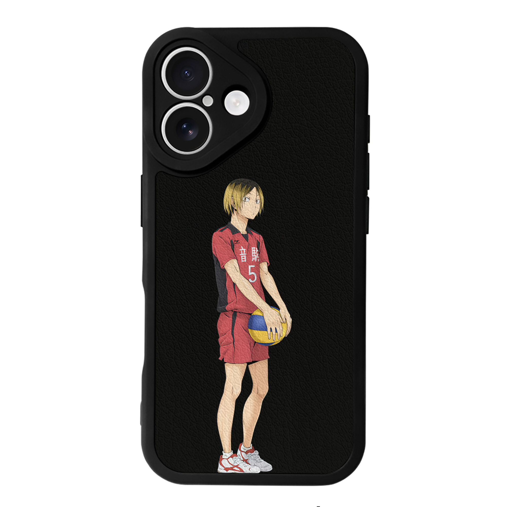 （画像用） ハイキュー!! Haikyu!! 【iPhone 16シリーズ対応】シリコンスマホケース（レザー調） 材質：シリコン
